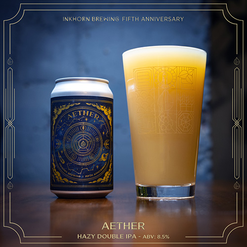 インクホーンブルーイング / エーテル (Hazy Double IPA) 355ml缶 [Inkhorn Brewing / Aether]