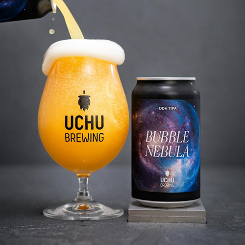 うちゅうブルーイング / バブルネビュラ (DDH TIPA) 350ml缶 [UCHU BREWING / BUBBLE NEBULA]