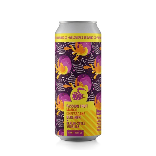 ウェルドワークス / パッションフルーツマンゴーチーズケーキベルリナー (Berlin-Style Sour Ale) 473ml缶 [WeldWerks / Passion Fruit Mango Cheesecake Berliner]