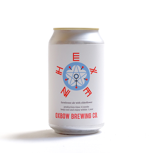 オックスボウ / ヘクセン (Farmhouse Ale with Elderflower and Honey) 355ml缶 [Oxbow / Hexen]