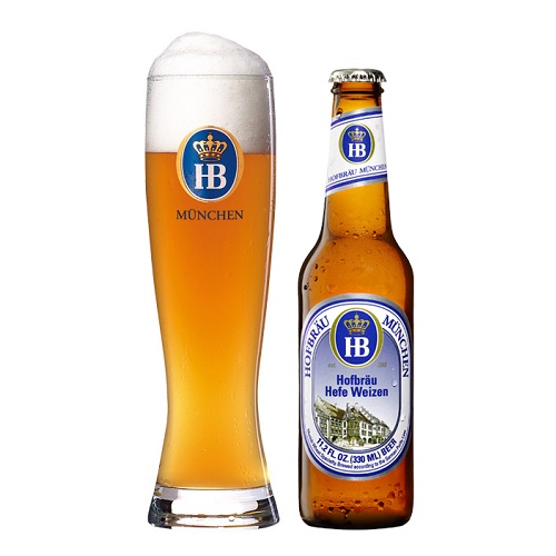 ホフブロイ ヘーフェヴァイツェン 330ml瓶/24本 [Hofbr&auml;u Hefe Weizen]