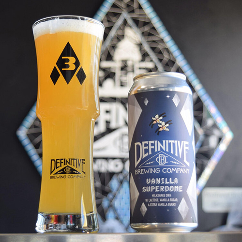 ディフィニティブブルーイング / バニラスーパードーム (Milkshake Double IPA) 473ml缶 [Definitive Brewing / Vanilla Superdome]