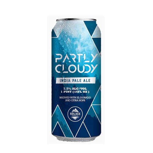 ソラスブルーイング / パートリークラウディー (DDH Hazy IPA) 473ml缶 [Solace Brewing Company / Partly Cloudy]