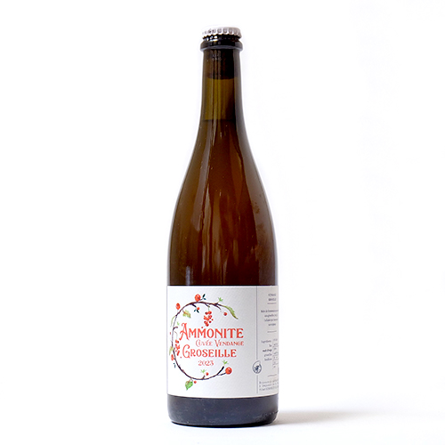ブラッスリー・アンモナイト / キュヴェ・ヴァンダンジュ・グロゼイユ 2023 (Barrel Aged Wild Ale with Redcurrant) 750ml瓶 [Brasserie Ammonite / Cuvée Vendange Groseille 2023]