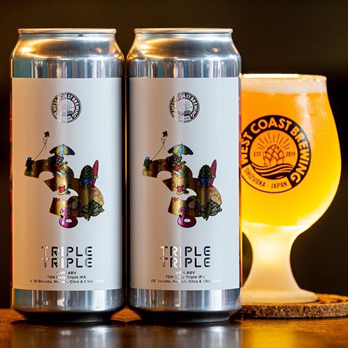 ウエストコーストブルーイング / トリプル トリプル (TDH Hazy Triple IPA) 500ml缶 [West Coast Brewing / Triple Triple]