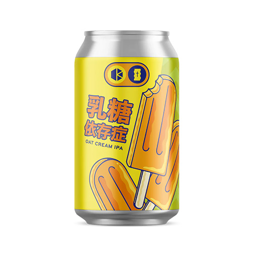 京都醸造 / 乳糖依存症 (Oat Cream IPA) 350ml缶 [Kyoto Brewing Co. / Lactophilia]