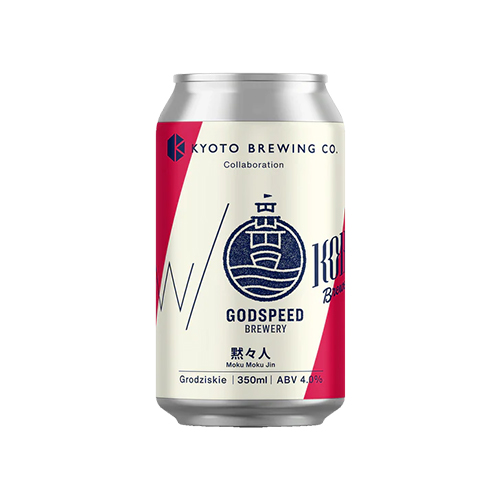 京都醸造 x コボ x ゴッドスピード / 黙々人 (Grodziskie) 350ml缶 [Kyoto Brewing Co. x KOBO x Godspeed / MOKUMOKU JIN]