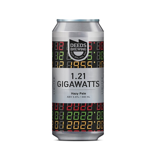 ディーズブルーイング / 1.21 ギガワット (Hazy Pale Ale) 440ml缶 [Deeds Brewing / 1.21 Gigawatts]