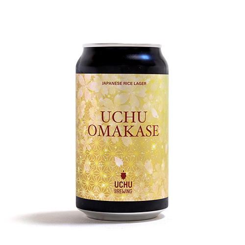 うちゅうブルーイング / ウチュウ・オマカセ (Japanese Rice Lager) 350ml缶 [UCHU BREWING / UCHU OMAKASE]