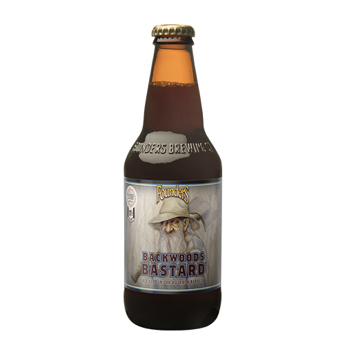 ファウンダーズ / バックウッズバスタード (Bourbon Barrel-Aged Scotch Ale) 355ml瓶 [Founders Brewing / Backwoods Bastard]