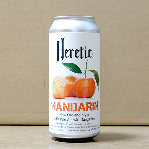 ヘレティック / マンダリンIPA (Fruit IPA) 473ml缶 [Heretic Brewing / Mandarin IPA]