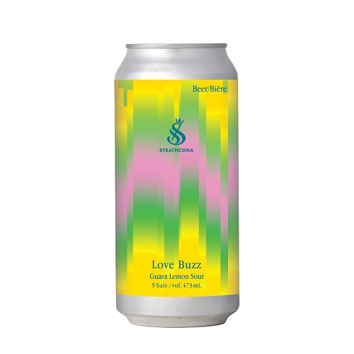 ストラスコナ / ラブバズ グアバ レモン サワー (Fruited Sour) 473ml缶 [Strathcona / Love Buzz Guava Lemon Sour]