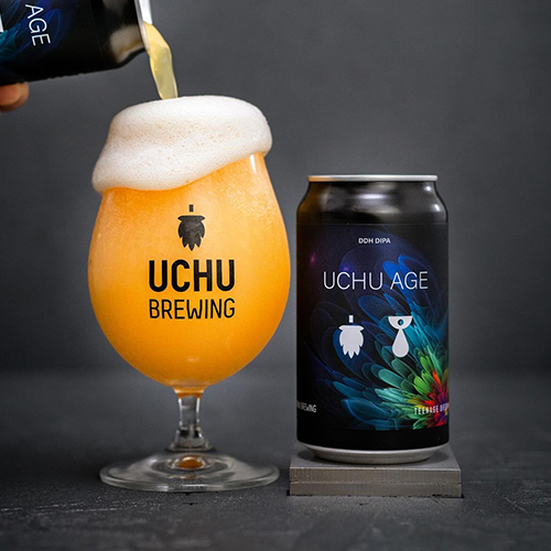うちゅうブルーイング x ティーンネイジブルーイング / うちゅうエイジ (DDH DIPA) 350ml缶 [UCHU BREWING x Teenage Brewing / UCHU AGE]