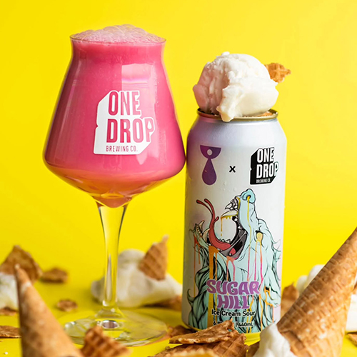 ワンドロップ x ティーンネイジ / シュガーヒル (Ice Cream Sour) 440ml缶 [One Drop x Teenage / Sugar Hill]
