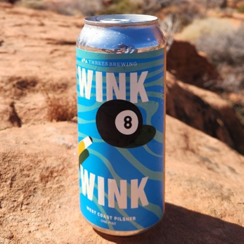 スリーズブリューイング / ウィンク・ウィンク (West Coast Pilsner) 473ml缶 [Threes Brewing / Wink Wink]