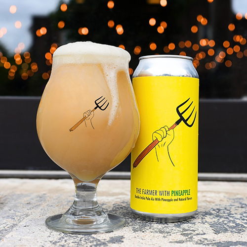 ファイデンス / ザ・ファーマー・ウィズ・パイナップル (New England Double IPA with Pineapple & Natural Flavors) 473ml缶 [Fidens Brewing Co / The Farmer with Pineapple]