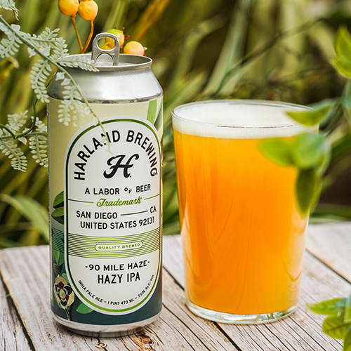 ハーランド / ナインティーマイル・ヘイズ (NZ Style Hazy IPA) 473ml缶 [Harland / 90 Mile Haze]