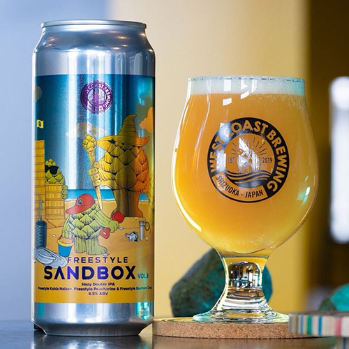 ウエストコーストブルーイング / フリースタイル・サンドボックス Vol.8 (Hazy Double IPA) 510ml缶 [West Coast Brewing / Freestyle Sandbox Vol.8]