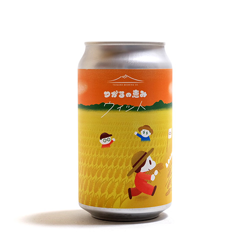 津軽醸造 / つがるの恵み ウィット (Belgian White) 350ml缶 [Tsugaru Brewing Co. / Tsugaru no Megumi Wheat]