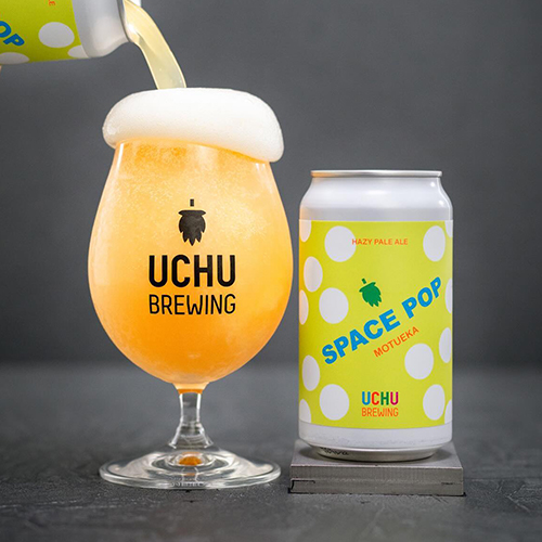 うちゅうブルーイング / スペースポップ・モトゥエカ (Hazy Pale Ale) 350ml缶 [UCHU BREWING / SPACE POP MOTUEKA]