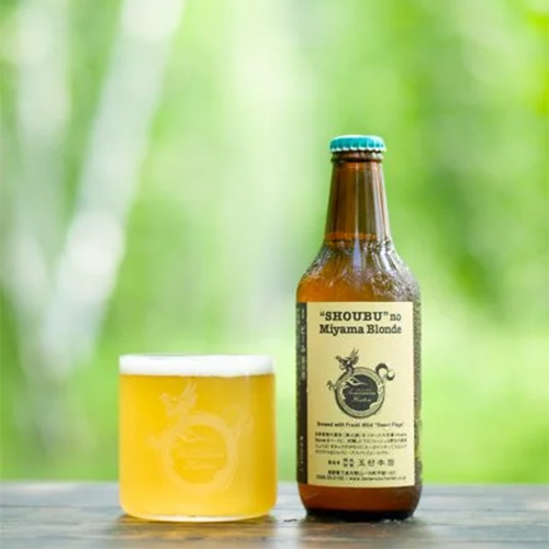 志賀高原ビール / “ショウブ” ノ ミヤマブロンド 2024 (Japanese Saison / Spice Ale) 330ml瓶 [Shiga Kogen Beer / “SHOUBU” no Miyama Blonde 2024]