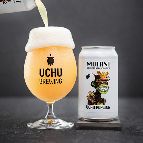 うちゅうブルーイング / ミュータント 2 (DDH Mega Oat Cream DIPA) 350ml缶 [UCHU BREWING / MUTANT 2]