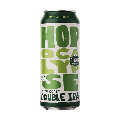ドレイクス / ホポカリプス・ダブルIPA (グリーンラベル) (West Coast Double IPA) 473ml缶 [Drake’s Brewing Company / Hopocalypse Double IPA (Green Label)]