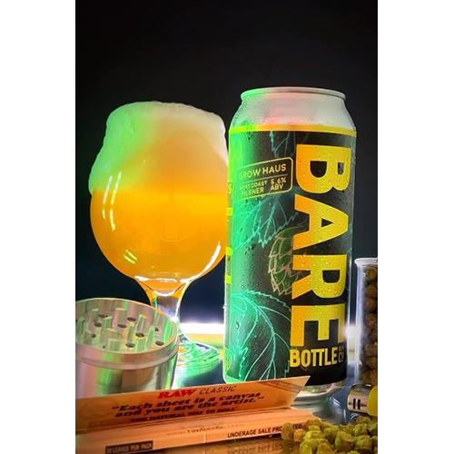 ベアボトルブリューイング / グロウハウス (West Coast Pilsner) 473ml缶 [Barebottle Brewing Co. / Grow Haus]