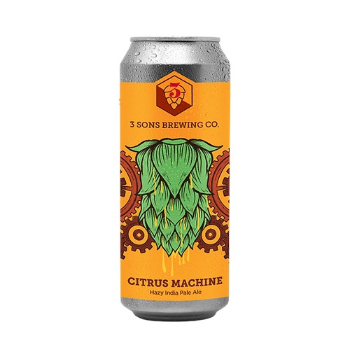 スリーサンズ / シトラスマシン (DDH Hazy IPA) 473ml缶 [3 Sons Brewing Company / Citrus Machine]