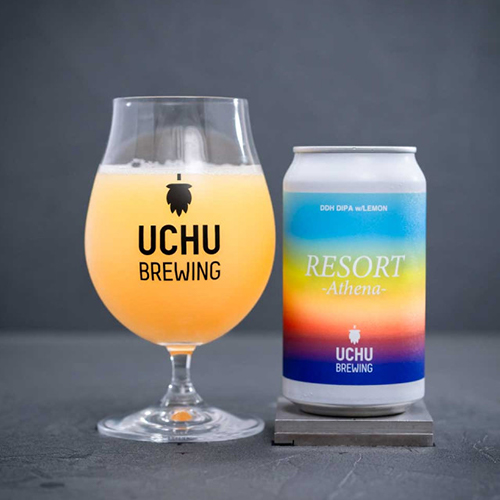 うちゅうブルーイング / リゾート アテナ (DDH DIPA w/LEMON) 350ml缶 [Uchu Brewing / RESORT-Athena-]