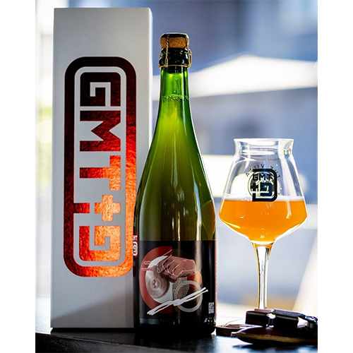 (再入荷) ジー・エム・ティー・プラス・ナイン / クリムゾン・ピラー (Strawberry-infused Barrel-Aged Brett Saison) 750ml瓶 [GMT+9 / Crimson Pillar]