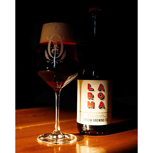 オックスボウ / ラ・ローマ (Mixed-fermentation Farmhouse Ale with Grape Juice, Herbs and Spice) 500ml瓶 [Oxbow / La Roma]