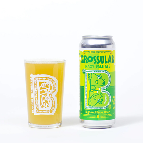 ビッグハンドブロス / グロッシュラー (灰礬柘榴石) (Hazy Pale Ale) 500ml缶 [Bighand Bros. Beer / Grossular]