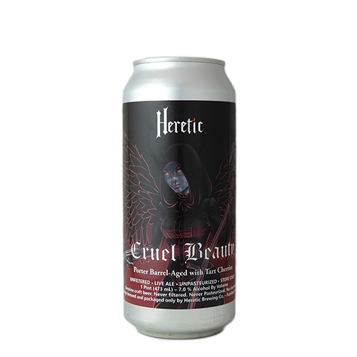 ヘレティック / クルーエルビューティ (Barrel-Aged Sour Porter) 473ml缶 [Heretic Brewing / Cruel Beauty]