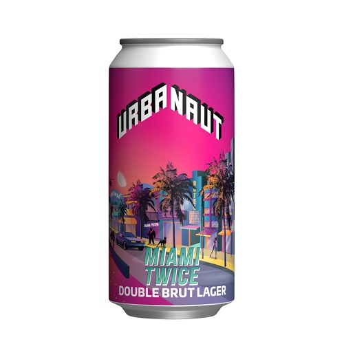アーバノート / マイアミ トゥワイス ダブル ブリュット ラガー 440ml缶 [Urbanaut / Miami Twice Double Brut Lager]