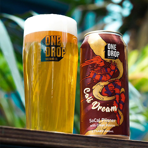 ワンドロップ / カリドリーム (West Coast Pilsner with Clean Fusion) 440ml缶 [One Drop / Cali Dream]