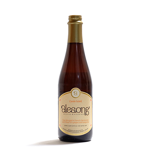 エールソング / キュベ・ソレイユ 2025 (Sour ale aged in French Oak barrels with Pinot Gris grapes and tangerine) 500ml瓶 [Alesong / Cuvée Soleil 2025]