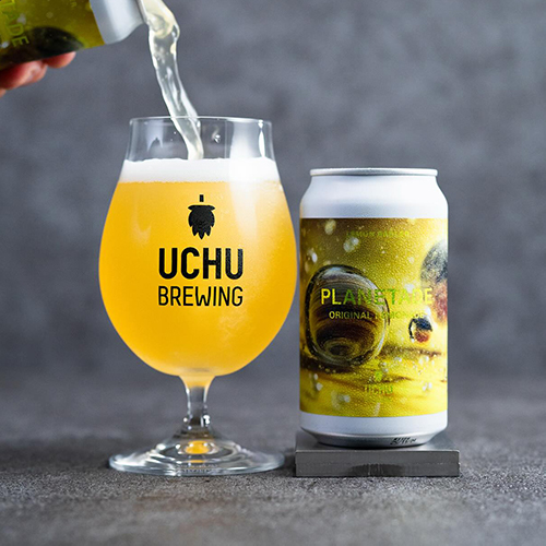 うちゅうブルーイング / プラネッテード・オリジナル・レモネード (Lemon Radler) 350ml缶 [UCHU BREWING / PLANETADE ORIGINAL LEMONADE]