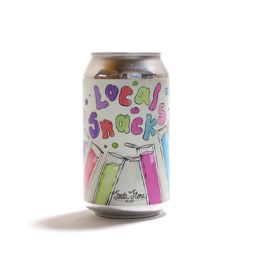 フォンタフローラ / ローカルスナックス (Blended Mixed-Culture Ale with Cherries, Red Raspberries, Plums, Strawberries & Sangiovese Grapes) 355ml缶 [Fonta Flora Brewery / Local Snacks]