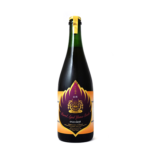 SWAN LAKE BEER x 山伏 / 木樽熟成 山伏 overslept 750ml瓶 [SWAN LAKE BEER x Yamabushi / Barrel Aged Yama-Bushi “overslept”]