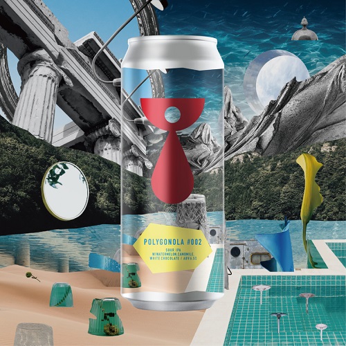 ティーンネイジブルーイング / ポリゴノーラ#002 (Sour IPA W/ Watermelon, Camomile & White Chocolate) 500ml缶 [Teenage Brewing / Polygonola #002]