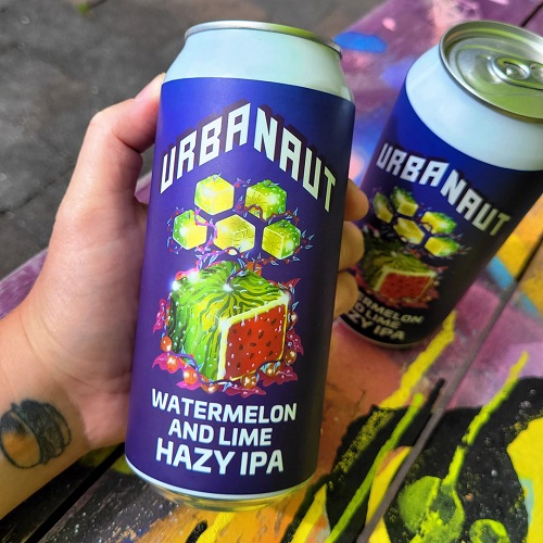 アーバノート / ウォーターメロンアンドライムヘイジーアイピーエー (Hazy IPA) 440ml缶 [Urbanaut / Watermelon and Lime Hazy IPA]