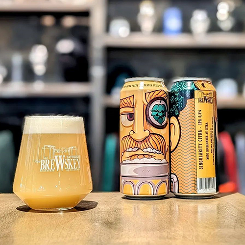 ブリュースキー / シンギュラリティ・シトラ (Hazy IPA) 473ml缶 [BreWskey / SINGULARITY CITRA]