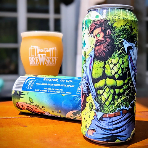 ブリュースキー x サードムーン / ムタトゥム (Hazy IPA) 473ml缶 [BreWskey x Third Moon / MUTATUM]
