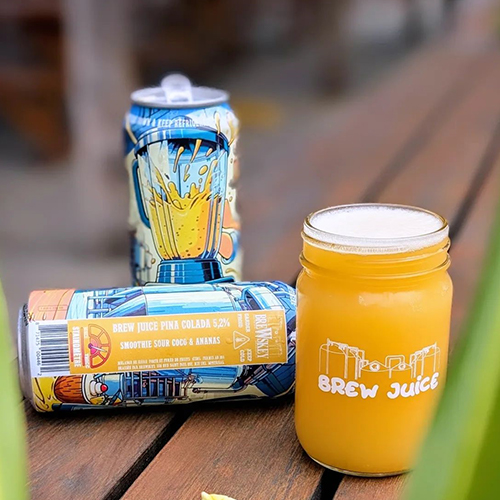ブリュースキー / ブリュージュース・ピニャコラーダ (Smoothie Sour) 473ml缶 [BreWskey / BREW JUICE PINA COLADA]