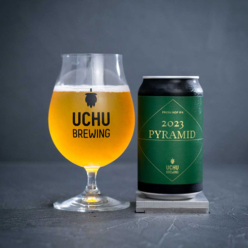 うちゅうブルーイング / ピラミッド 2023 (Fresh Hop IPA) 350ml缶 [Uchu Brewing / PYRAMID 2023]