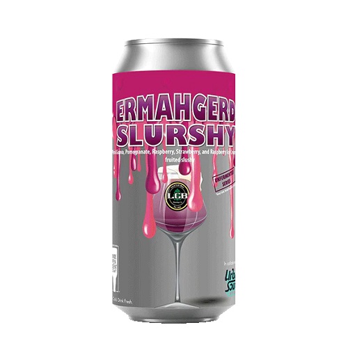 ローカルクラフトビール / オーマイガースラーシー! スピルド スラーシー (Smoothie Sour) 473ml缶 [Local Craft Beer / Ermahgerd Slurshy Spilled Slurshy]
