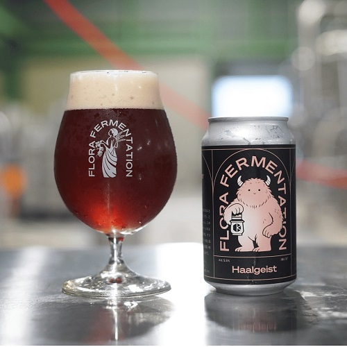 フローラ ファーメンテーション x 京都醸造 / ハールガイスト (Dark Lager) 350ml缶 [FLORA FERMENTATION x Kyoto Brewing Company / Haalgeist]