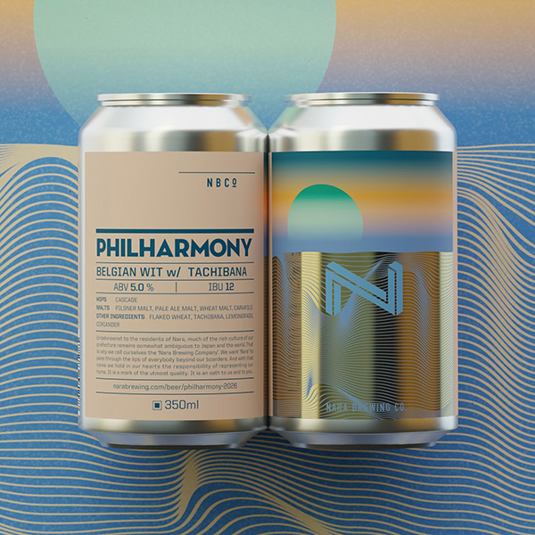 奈良醸造 / フィルハーモニー (Belgian Wit w/Tachibana) 350ml缶 [Nara Brewing Co. / PHILHARMONY]