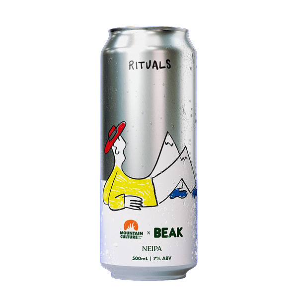 マウンテンカルチャー x ビーク / リチュアル (New England IPA) 500ml缶 [Mountain Culture x Beak / Rituals]
